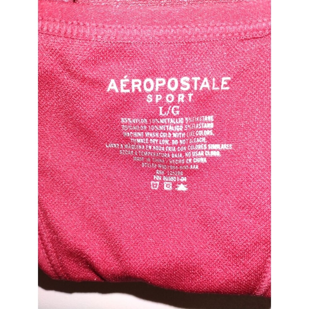 Aéropostale Sport Women's Burgundy Sports Bra Size Large New - Picture 4 of 6